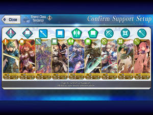 Fire Emblem: Grand Order - Support Setup