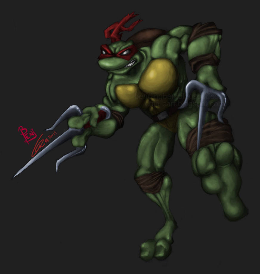 Zombie Raphael Color TMNT - Raphael Colors by BendingBen on DeviantArt