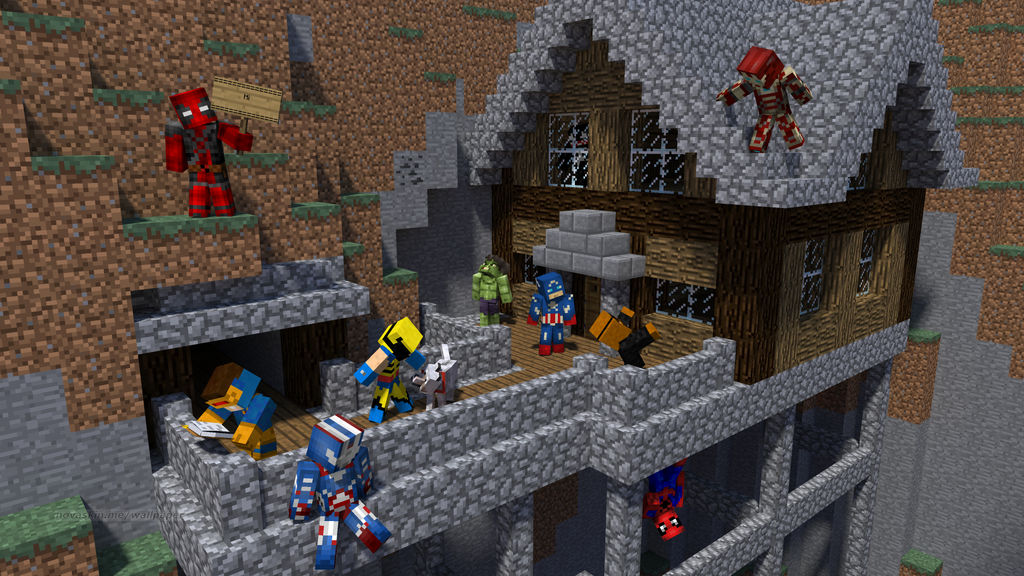 Marvel House Party in Minecraft by Michael-AngeloXI on DeviantArt