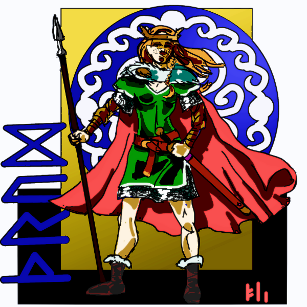 Thrud Daughter of Thor by PeKj on DeviantArt