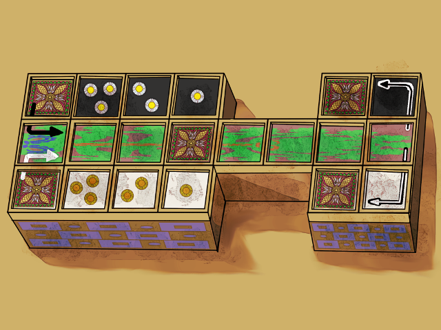 Board for the Game of Ur by PeKj