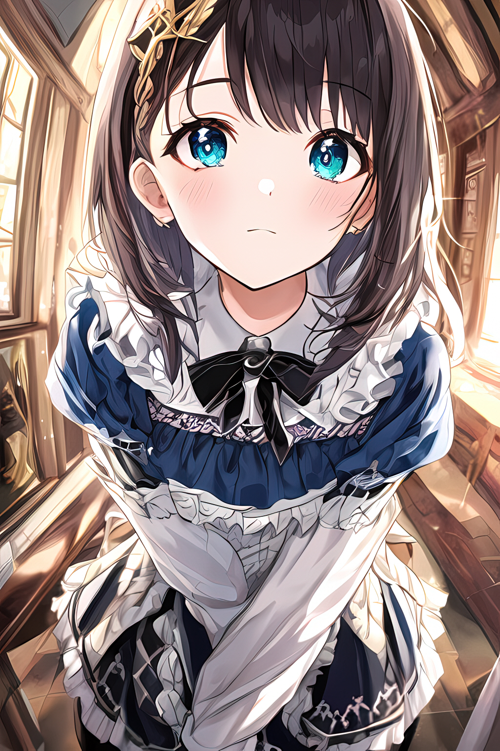 Beautiful Anime kawaii cute fantasy maid Girl by SianWorld on