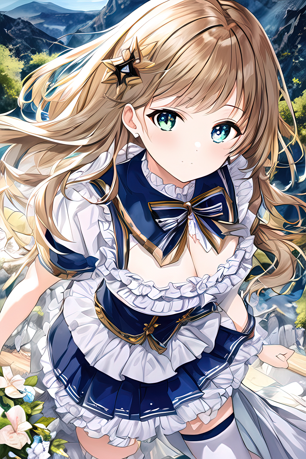 Beautiful Anime kawaii cute fantasy maid Girl by SianWorld on