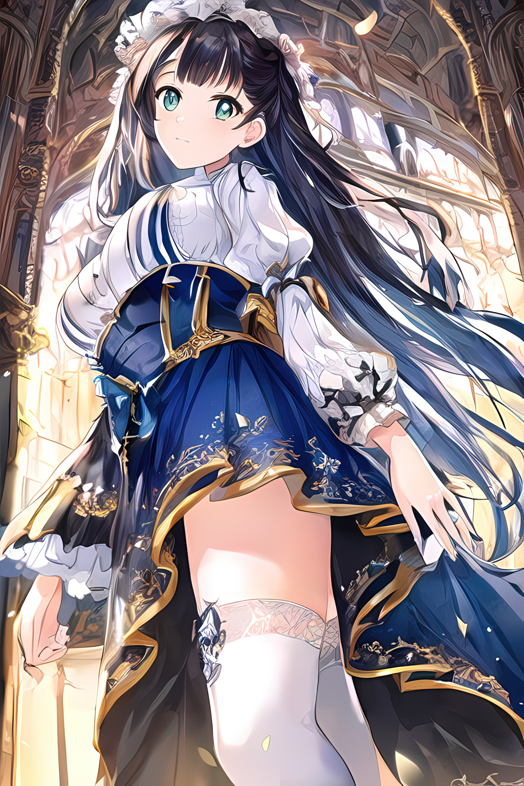 Beautiful Anime kawaii cute fantasy maid Girl by SianWorld on