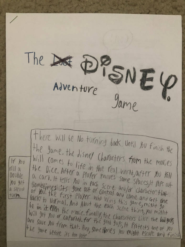 Disney Adventure Notes The (Last) Disney Adventure Game by drewj1031 on DeviantArt