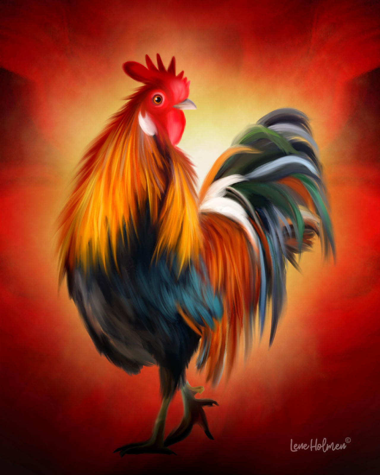 Rooster by Holmendesign on DeviantArt