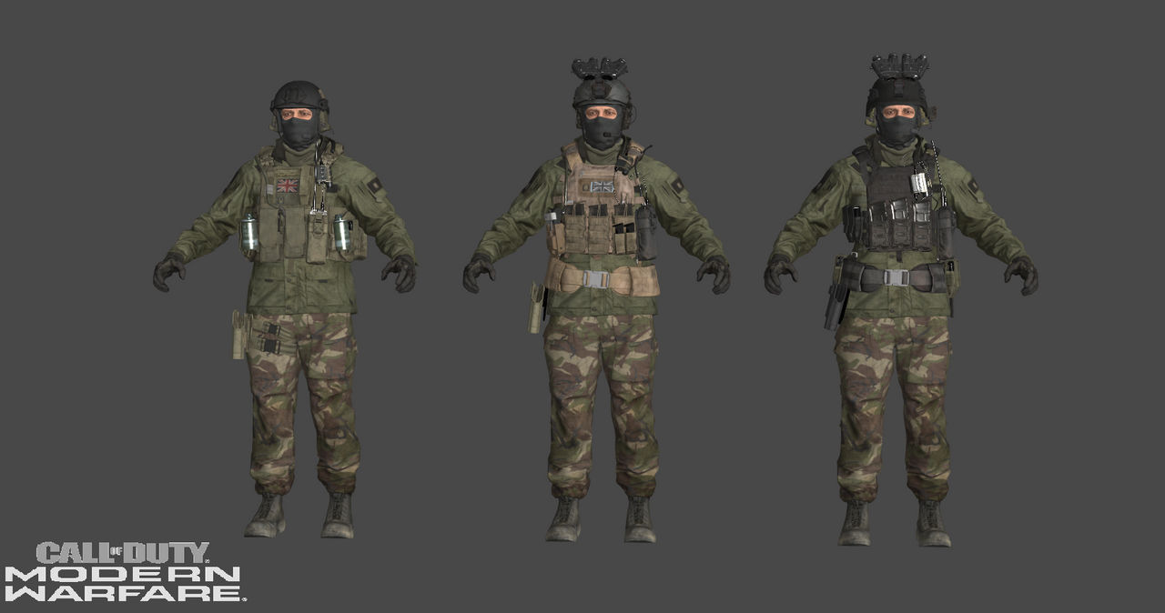 Cod4 Multiplayer Models SAS Woodland (XPS) by jebirun on DeviantArt