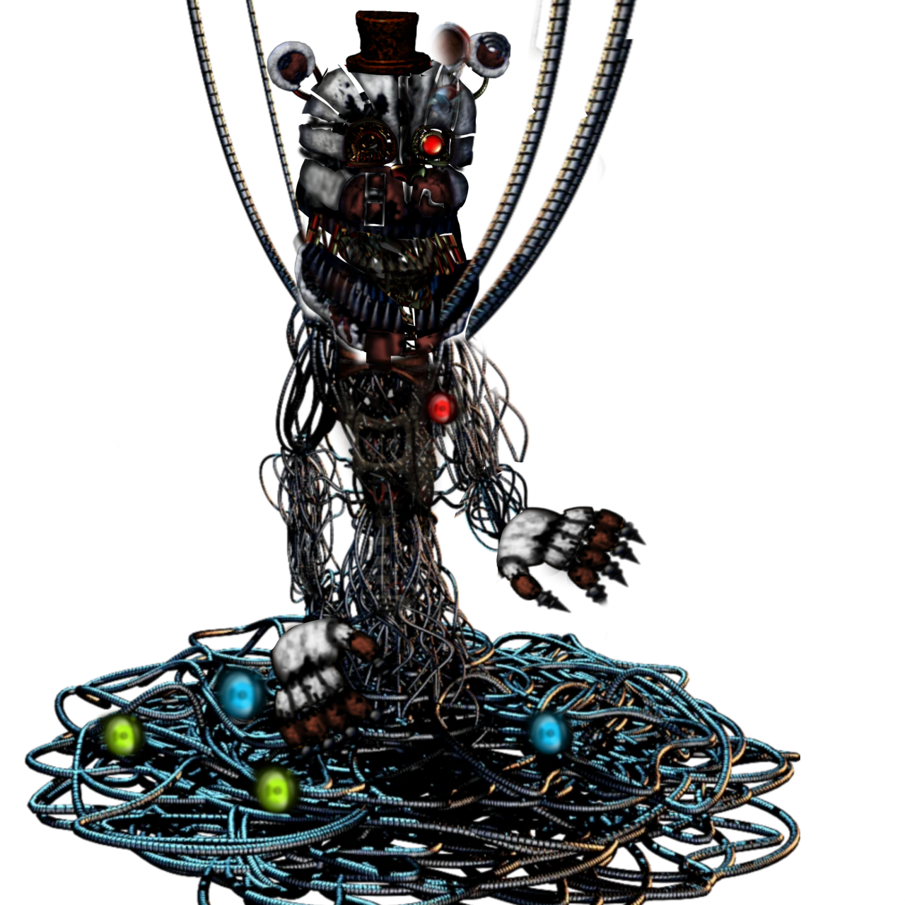Repaired Nightmare Nightmare molten freddy v1 by fnafspeedfan2 on DeviantArt