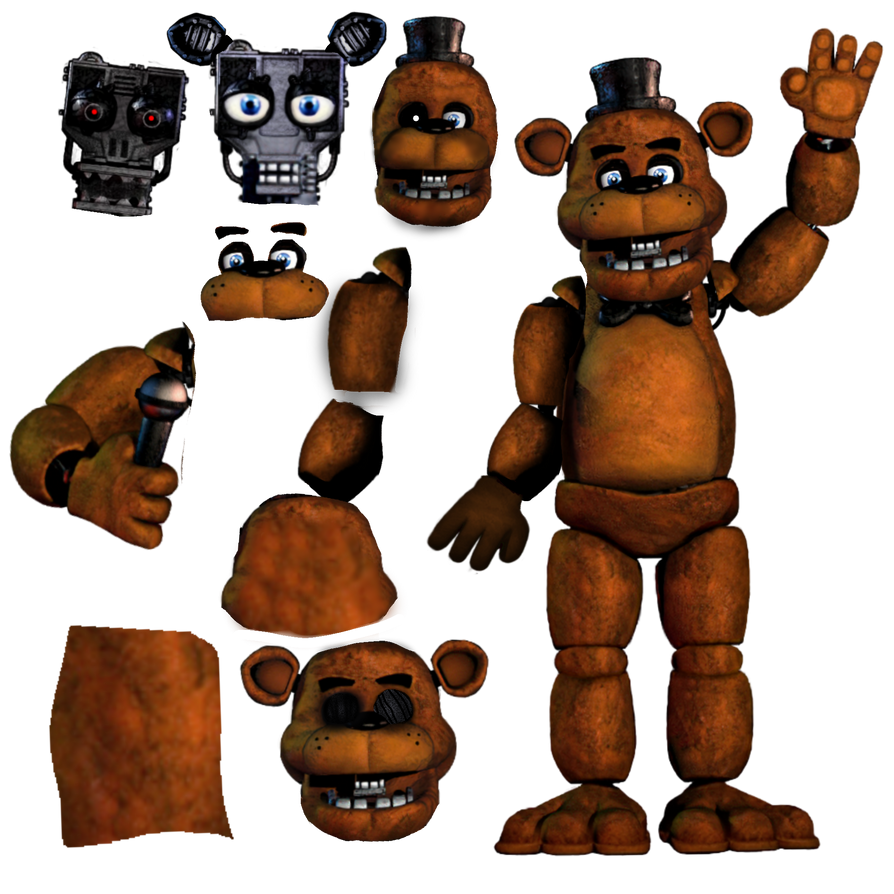 The freddy fazbear parts mod! by fnafspeedfan2 on DeviantArt