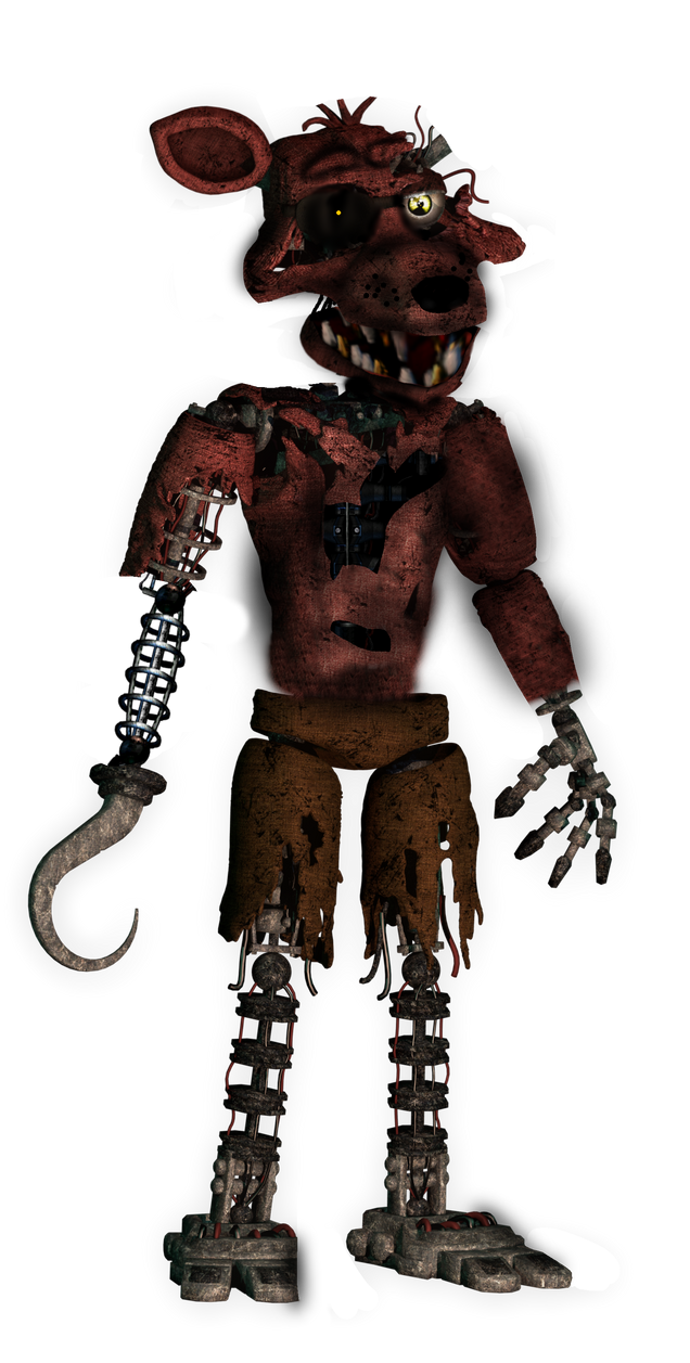 Withered classic foxy by fnafspeedfan2 on DeviantArt