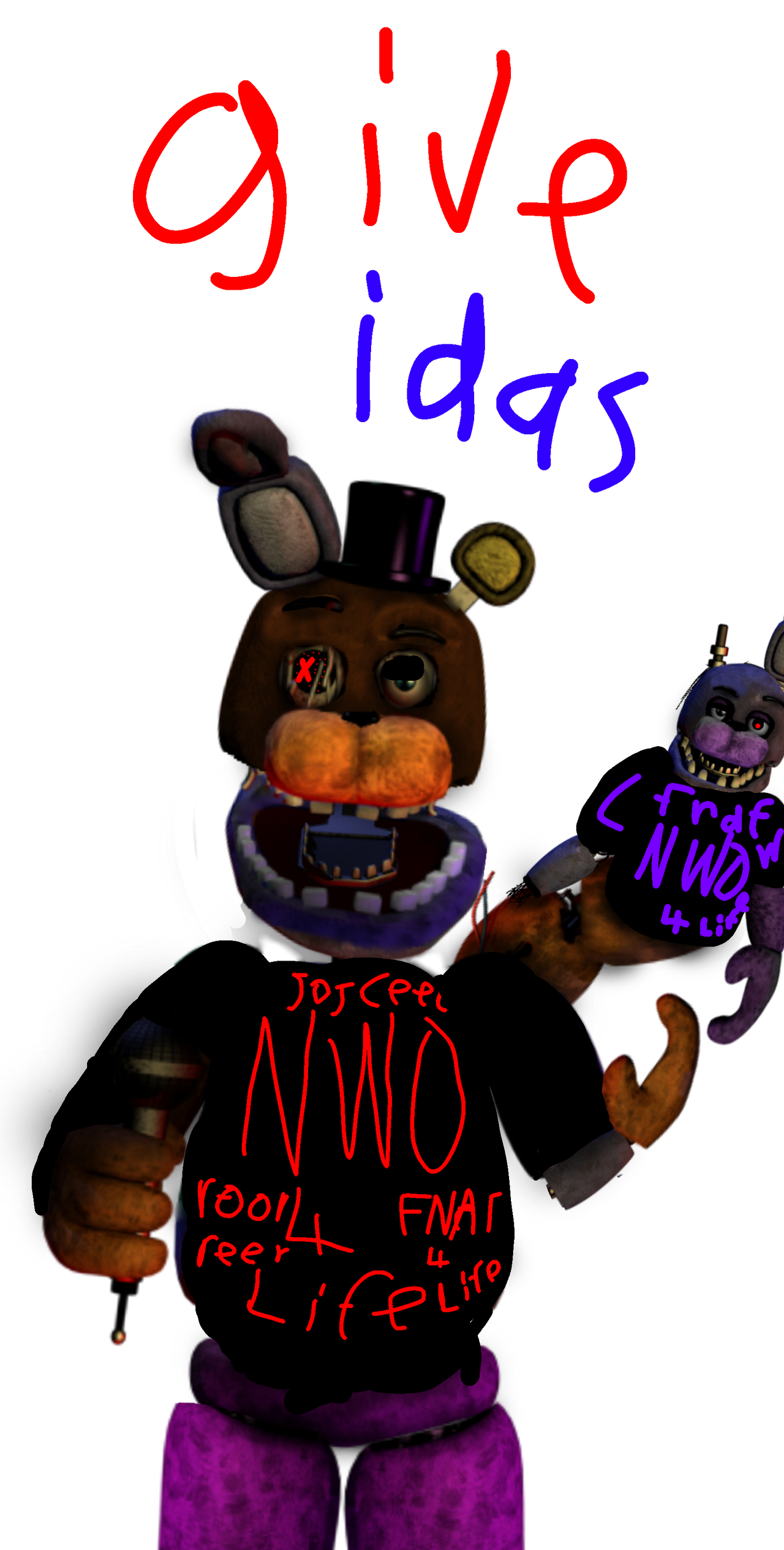 I ran out of ideas. by fnafspeedfan2 on DeviantArt