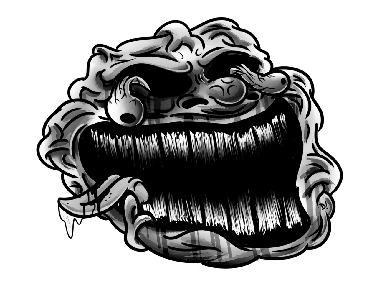 Sad Troll Face by DaveTheSliser on DeviantArt