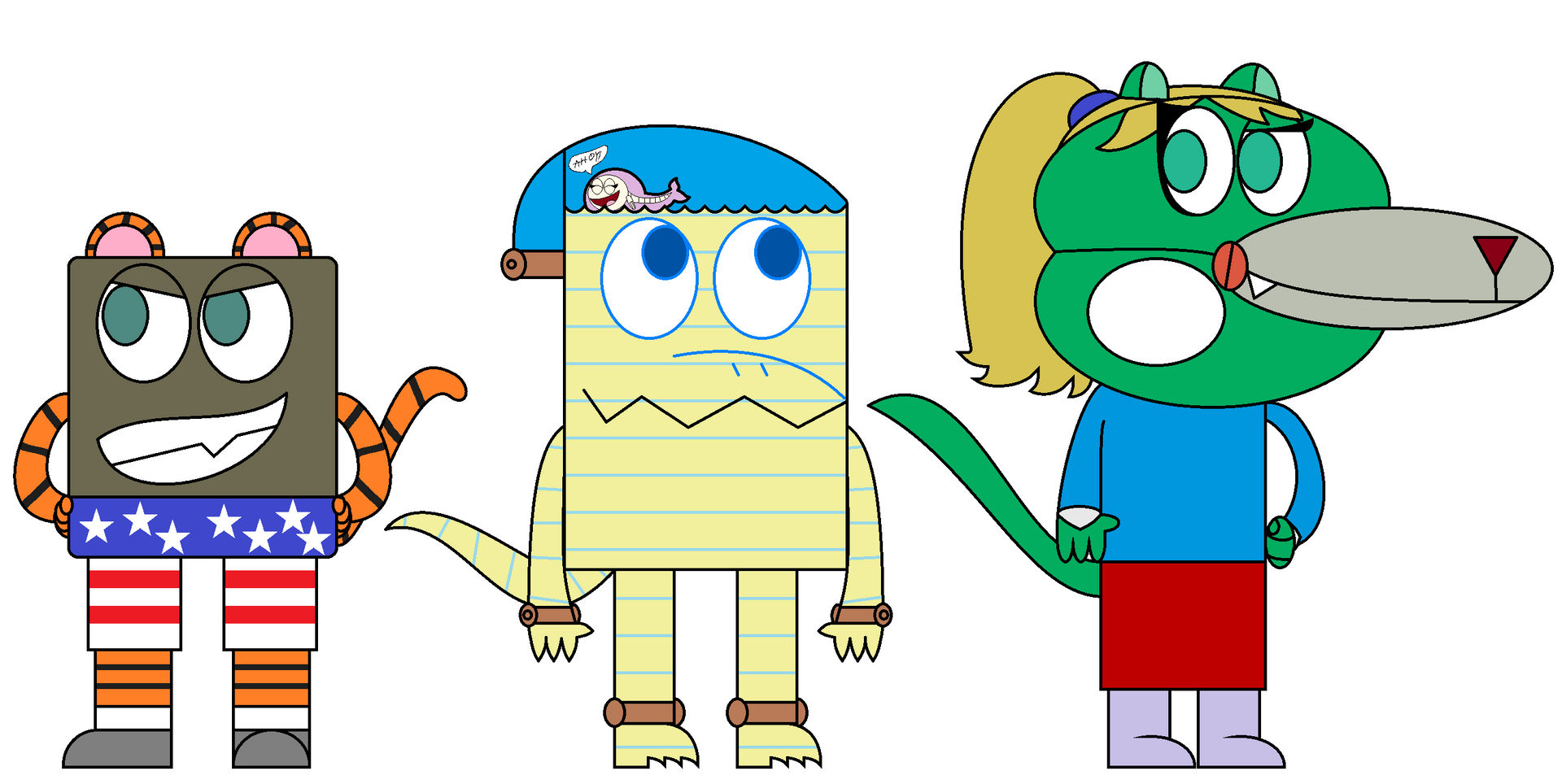 Playground Warriors in RPS Monster AU by Os-a-lot on DeviantArt