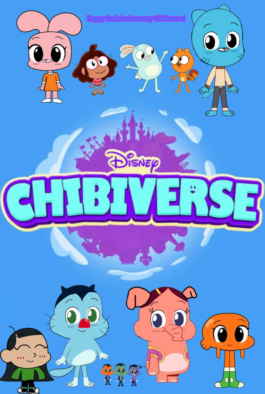 Chibi Vers Happy 2nd Anniversary Chibiverse by AliceRibeiroAraujo on DeviantArt