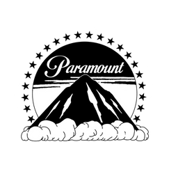 Retro-Styled Paramount Print Logo