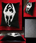 Skyrim Pillow by TheCurseofRainbow