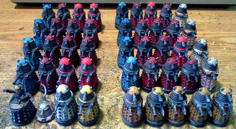 45 Daleks (front)