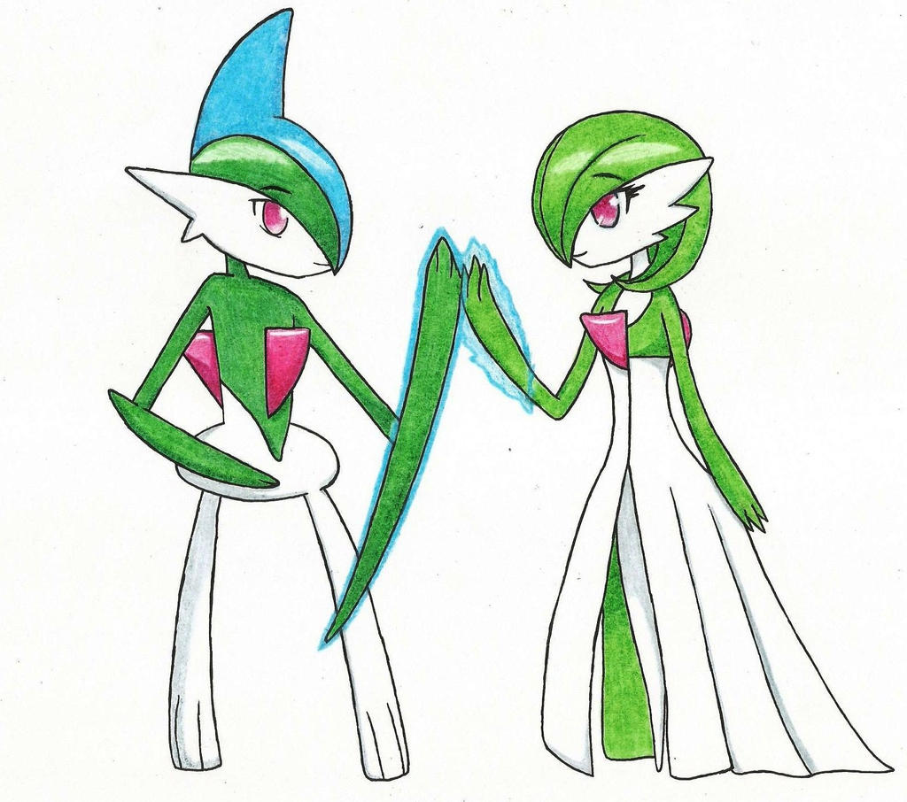 Gardevoir And Gallade V1 By Hahc3Shadow On DeviantArt.