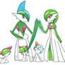 A Pokemon Family (Gardevoir/Gallade/Kirlia/Ralts)