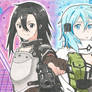 Sinon and Kirito