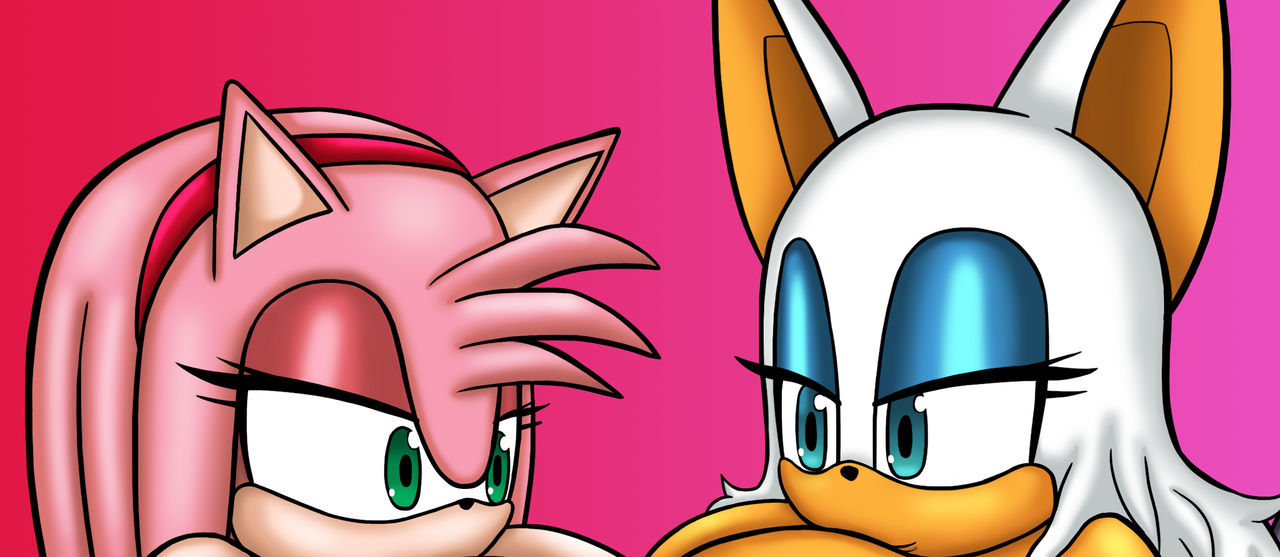 Amy vs Rouge by Allissei--Ali on DeviantArt