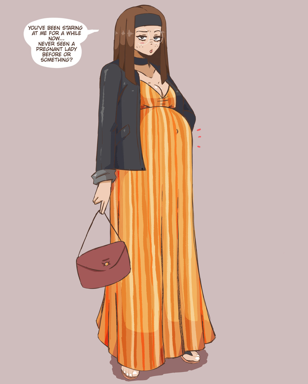 Maternity Deviantart Never seen a pregnant lady before? by ArbriAnarchy on DeviantArt