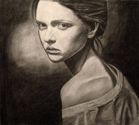 Charcoal portrait