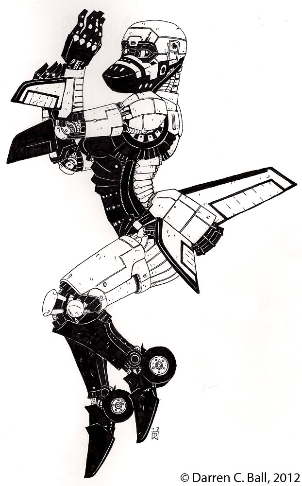 Monster Girl 17 Robot (Space Shuttle)