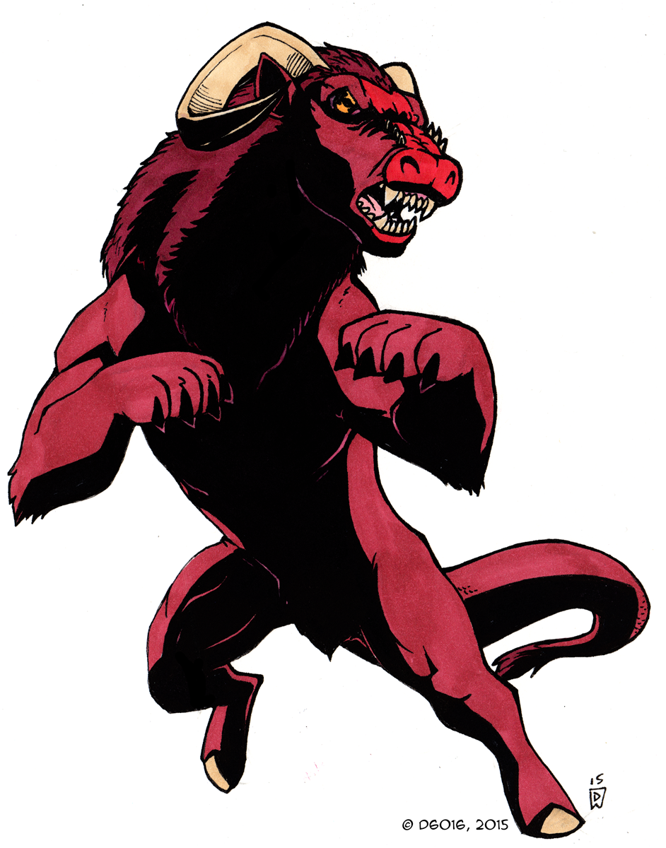 Daily Newf 348 - Random Demon by d6016 on DeviantArt