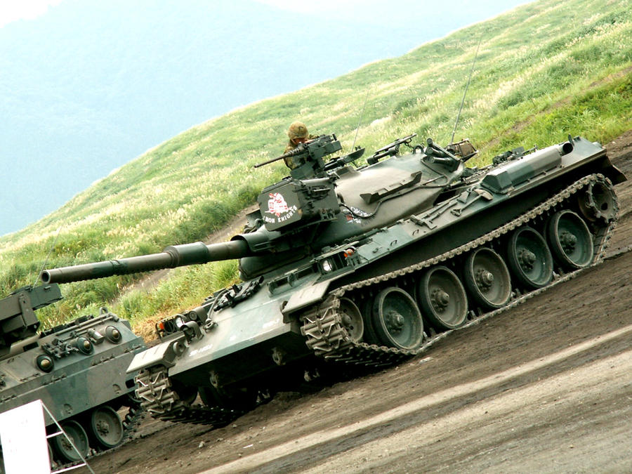 Type 74 Rear Type74 tank 1 by krk42 on DeviantArt
