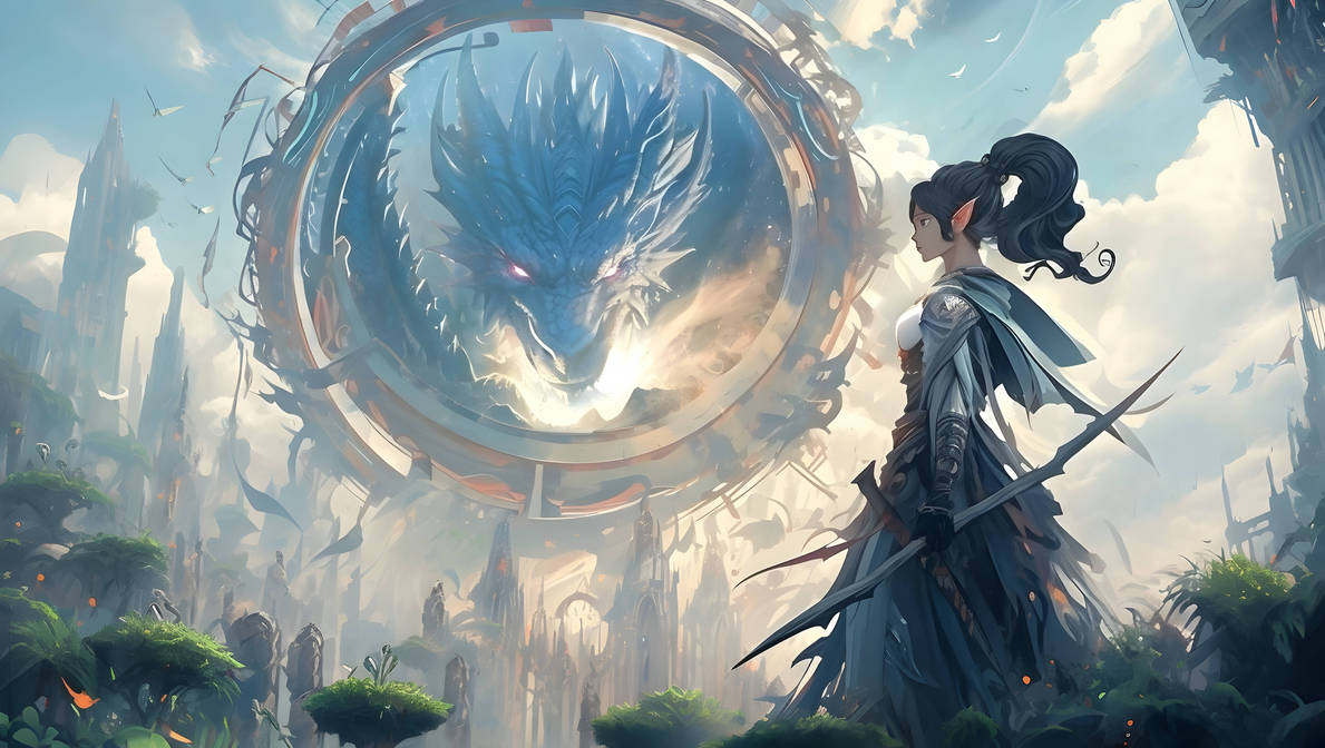 Mythic Gate of Ages Ashes of Dragon by Shado2Art on DeviantArt