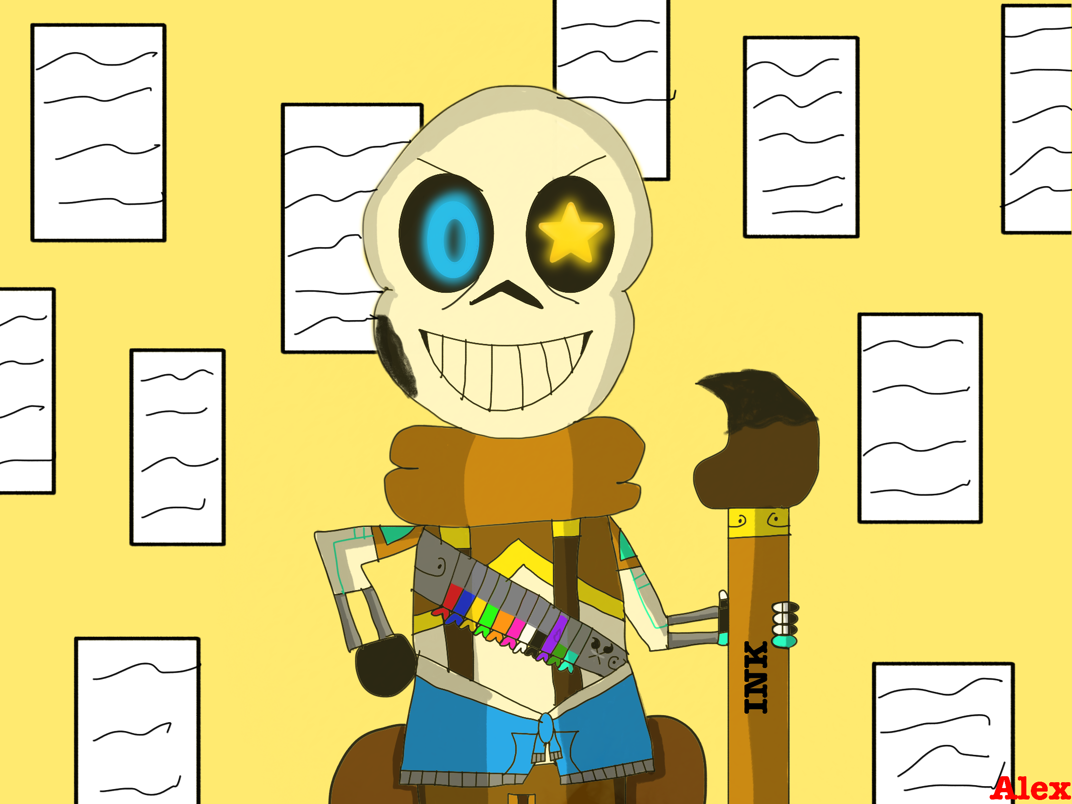 Ink Sans by Alex97Art on DeviantArt