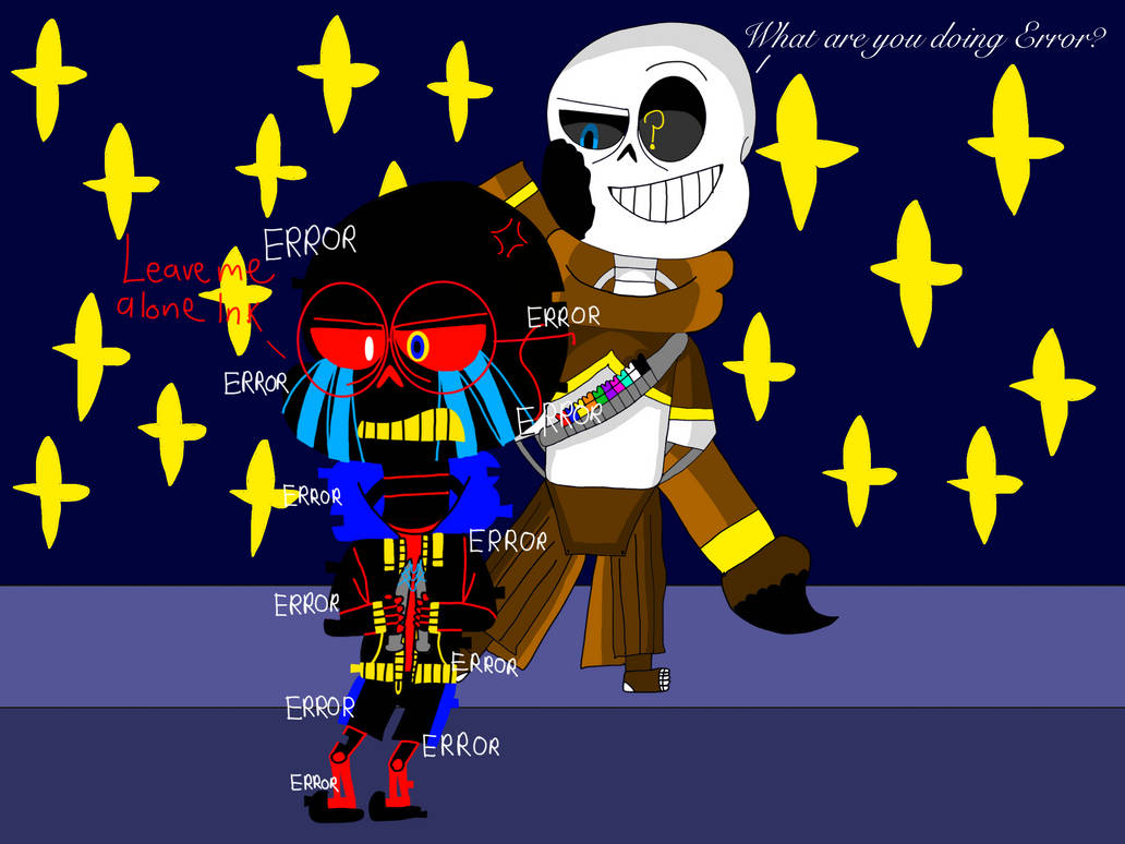 Ink Sans and Error Sans Art by Alex97Art on DeviantArt