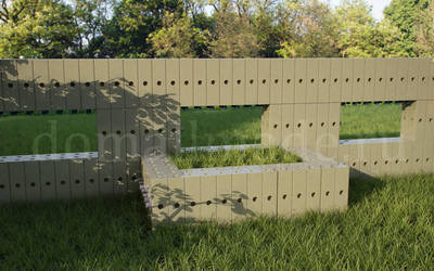 fence of the bottles 2