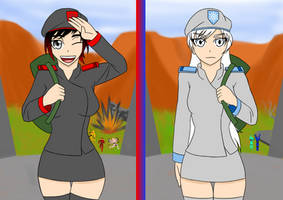 New Recruits (RWBY/RVB) Crossover