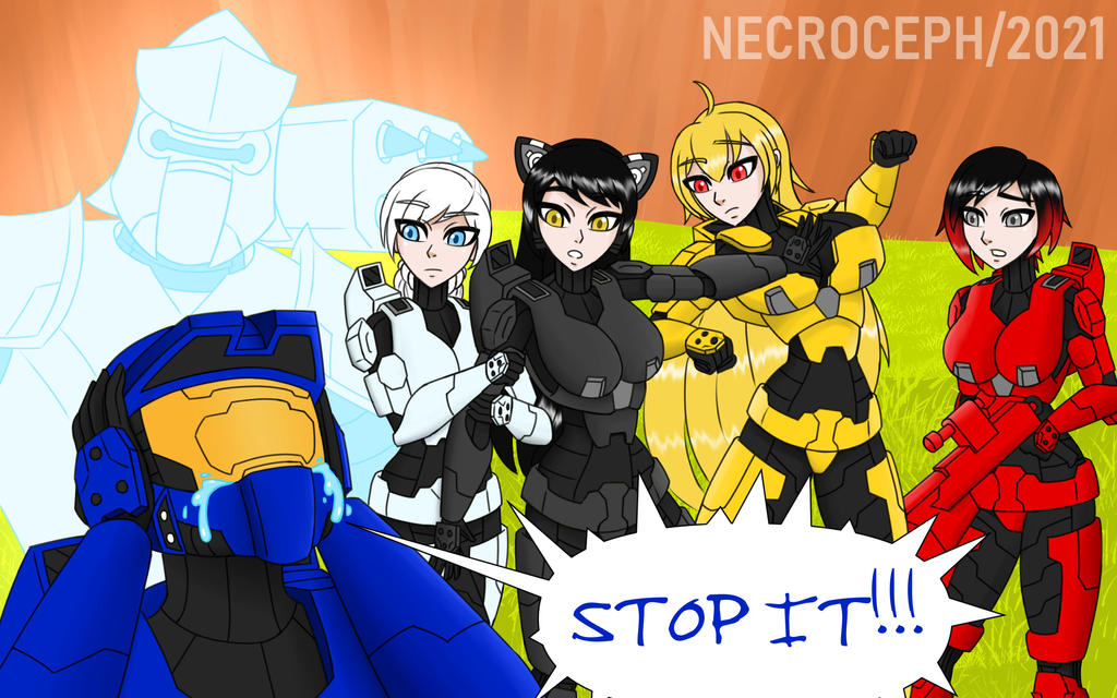 STOP IT!!! (RWBY/RVB) by NecroCephalopod on DeviantArt