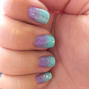 Unicorn nails