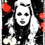 Grunge girl poster