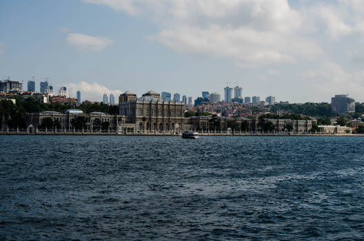 Dolmabahce Palace from Bosphorus