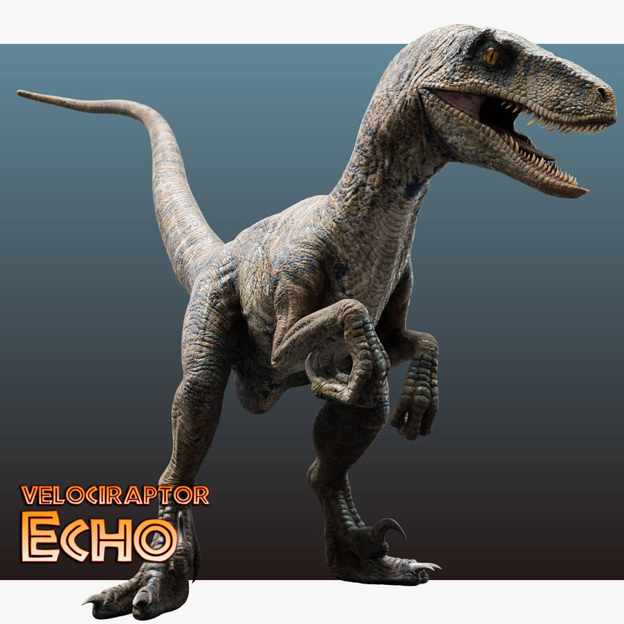 Jurassic World Velociraptor - Echo by Benjee10 on DeviantArt