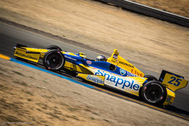 Snapple car Indy Race at Sonoma Raceway by BrittainDesigns