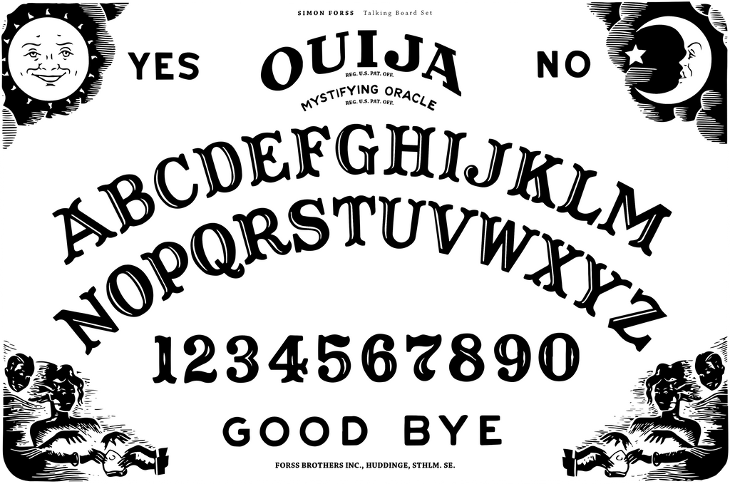 Ouija Board Template.