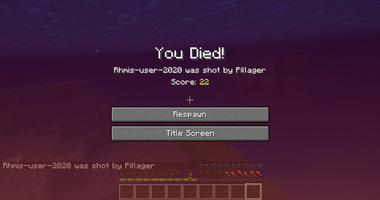 Minecraft You Died Screen Six time By ProevaAleksandra2021 On DeviantArt you-died-minecraft-death-screen-gif-gifdb