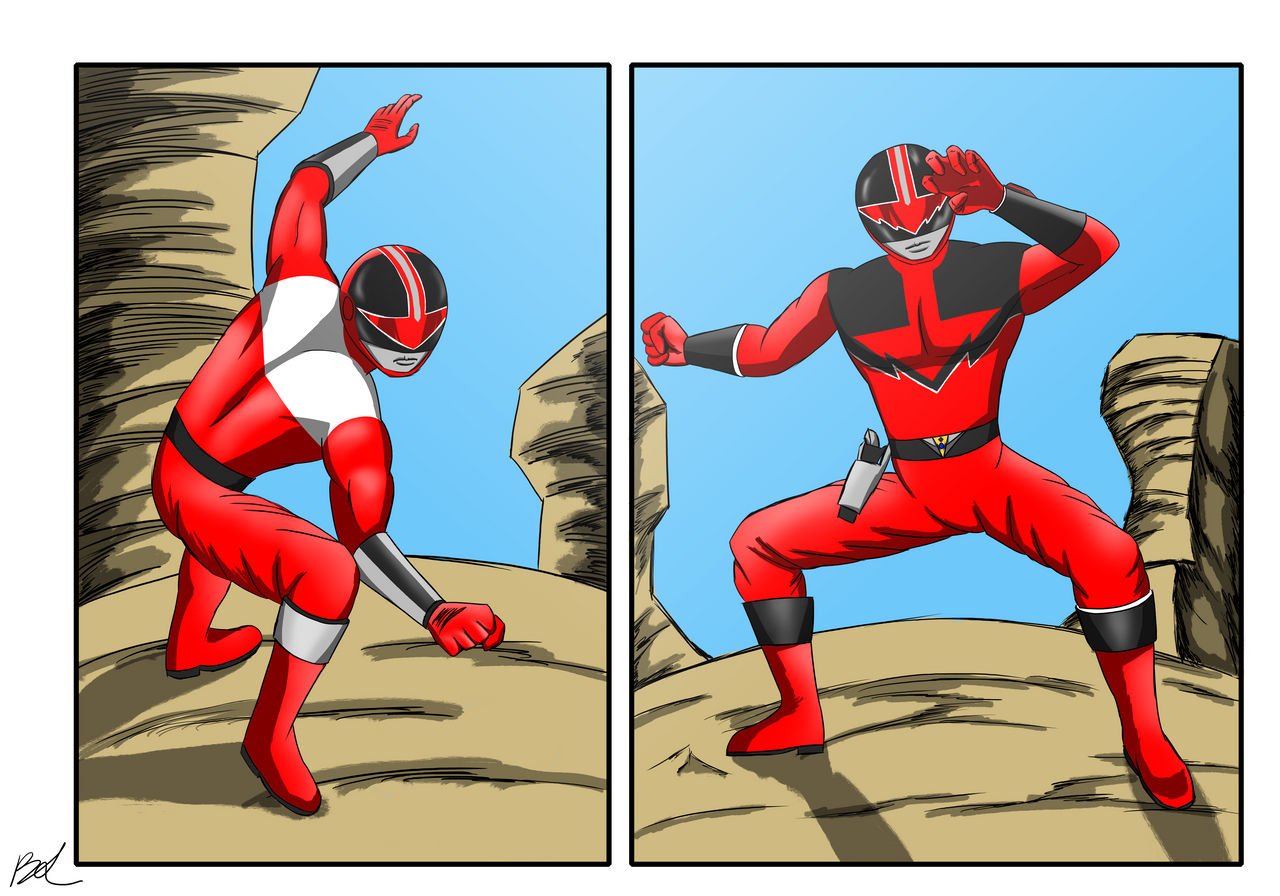 Infinite Vs Red Ranger Time Force: Red Ranger Vs. Quantum Ranger by TheBlueStingray on DeviantArt