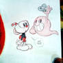 Cuphead Diner Placemat Doodle