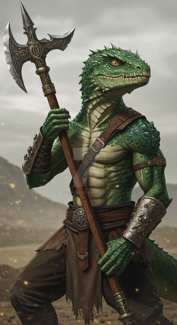 Lizard Man Names Lizardman by EdgeFlorentine on DeviantArt