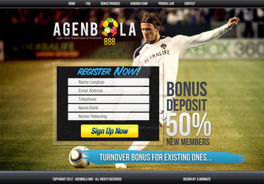 Web Design: Football Sales Page