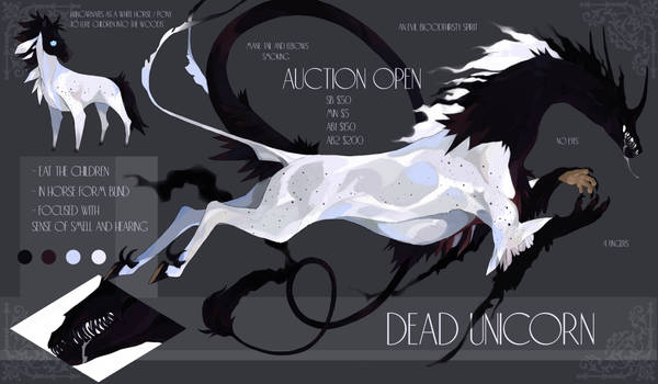 AUCTION closed - Dead Unicorn