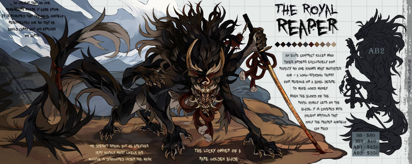 Royal Ripper Dbz AUCTION closed - The Royal Reaper by Beaver-XX on DeviantArt