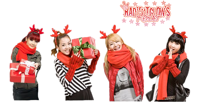 2NE1 Christmas Render